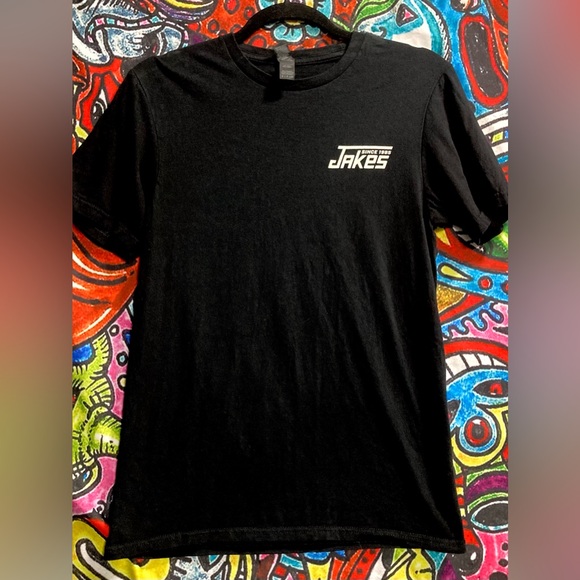 Jakes Burgers and Beer Since 1985 Graphic T-shirt Size S - Picture 5 of 6